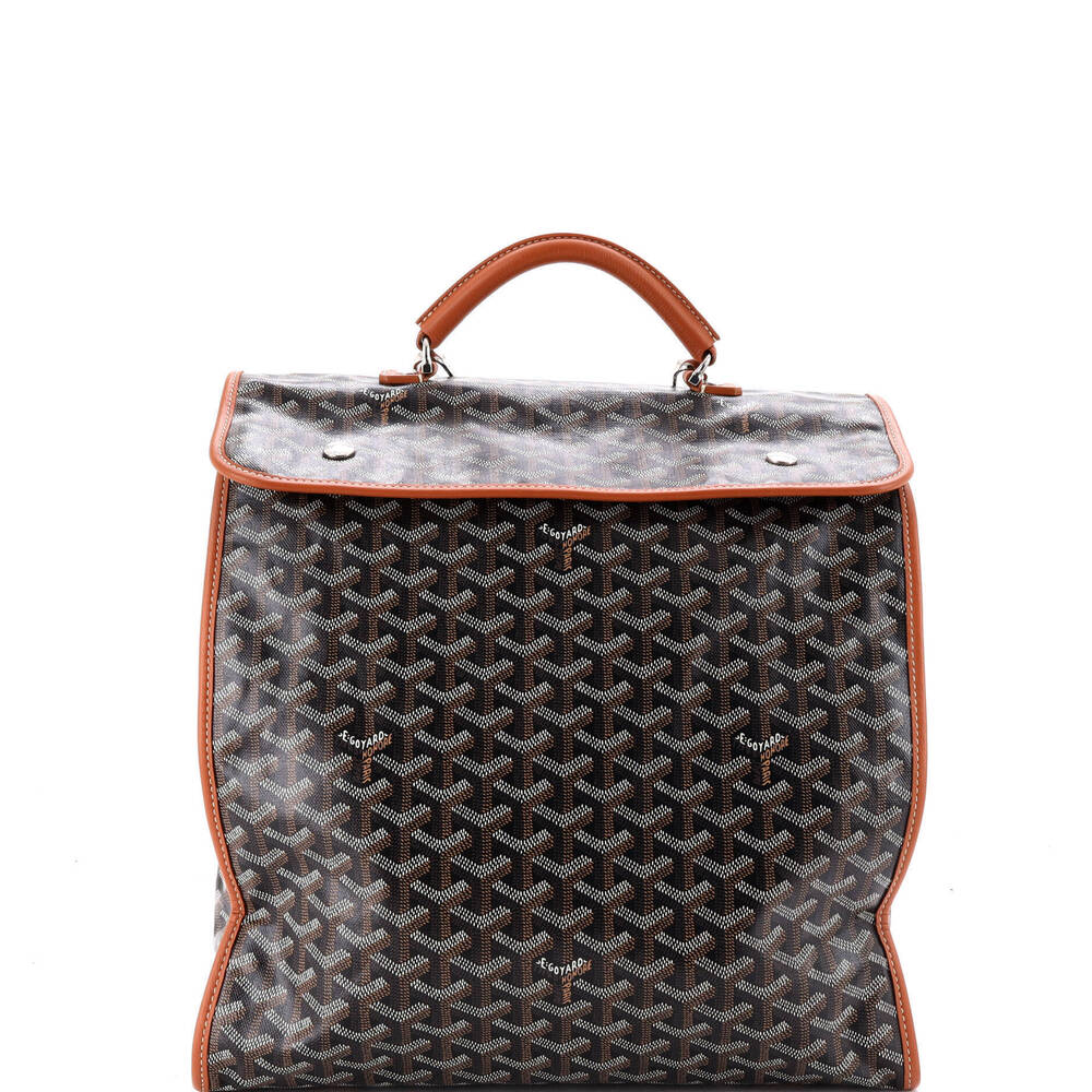 Goyard Saint Leger Briefcase Backpack Coated Canvas
